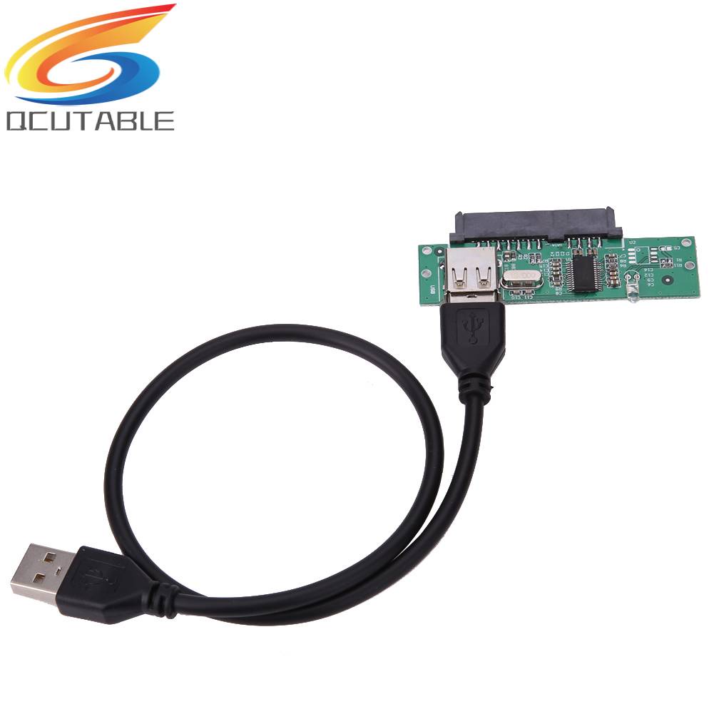(MớI) Cáp ChuyểN Ổ CứNg USB 2.0 Sang SATA 7 + 15 Pin 2.5 "