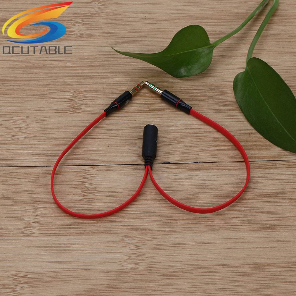 Cáp Chuyển Đổi Âm Thanh 3.5mm 1 Sang 2 Lỗ Chuyên Dụng Cho Tai Nghe / Mic