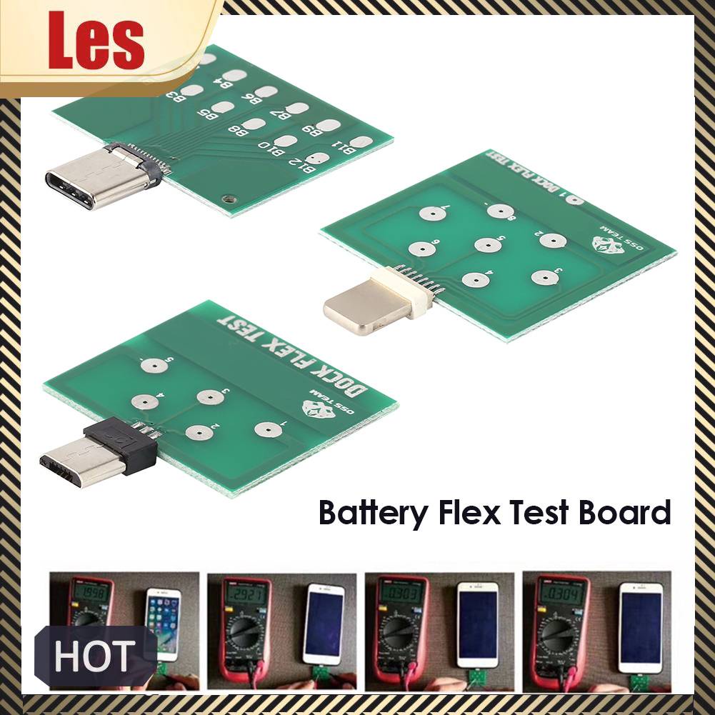 Bảng Mạch Kiểm Tra Nguồn Pin Micro 8 Pin Type-C Dành Cho Điện Thoại Android