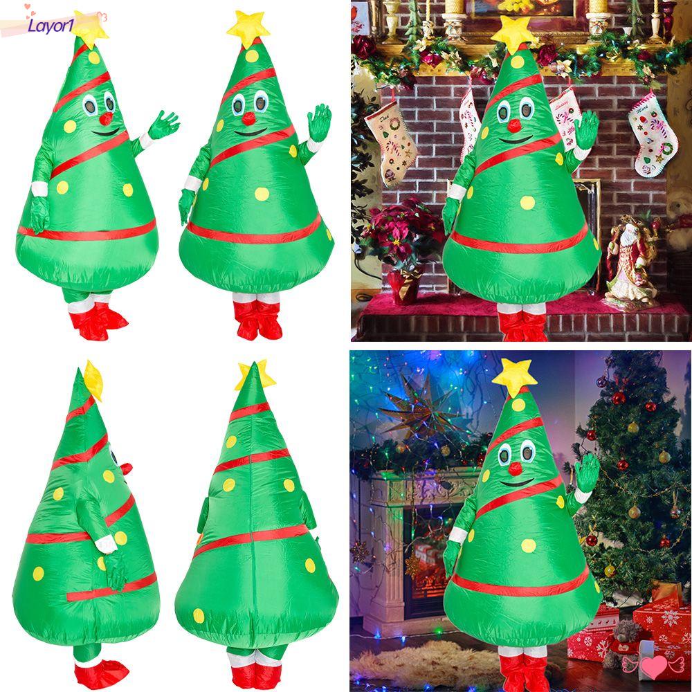 LAYOR1 1 Cây Thông Bơm Hơi Dùng Trang Trí Tiệc Giáng Sinh Mới
