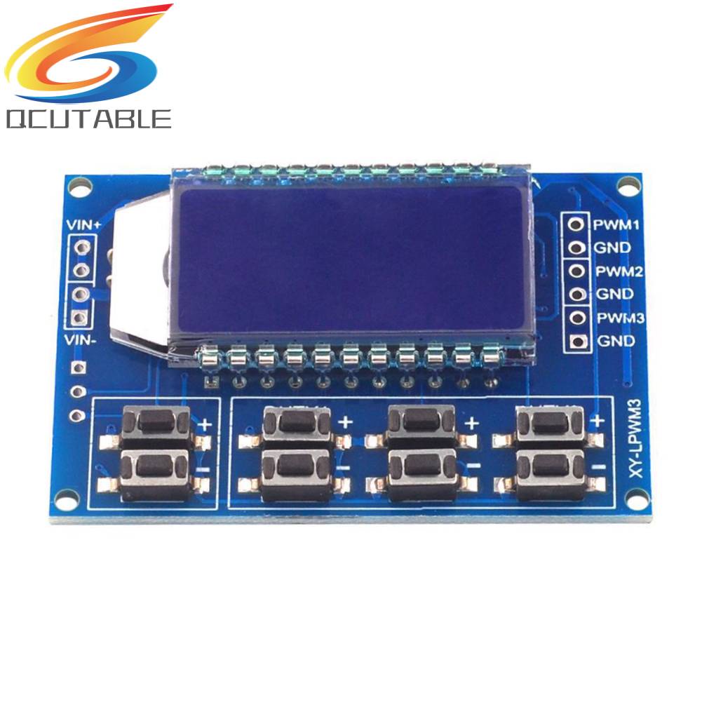 Module Phát Điện HW-752 3 Kênh PWM 1Hz 150KHz Có Thể Điều Chỉnh Tần Số Xung