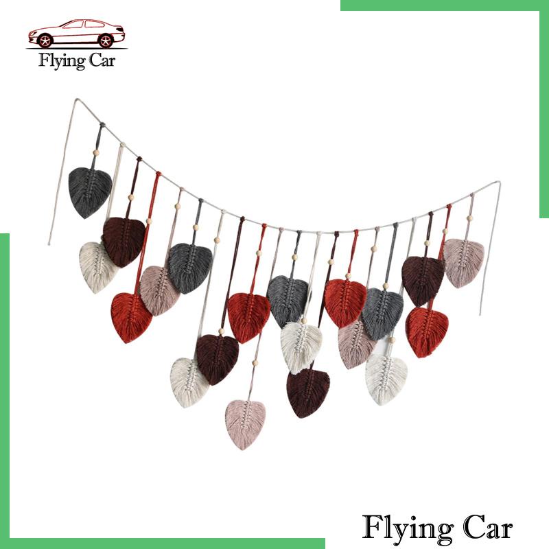 Thảm Dệt Lá Treo Tường Trang Trí Phong Cách Bohemian