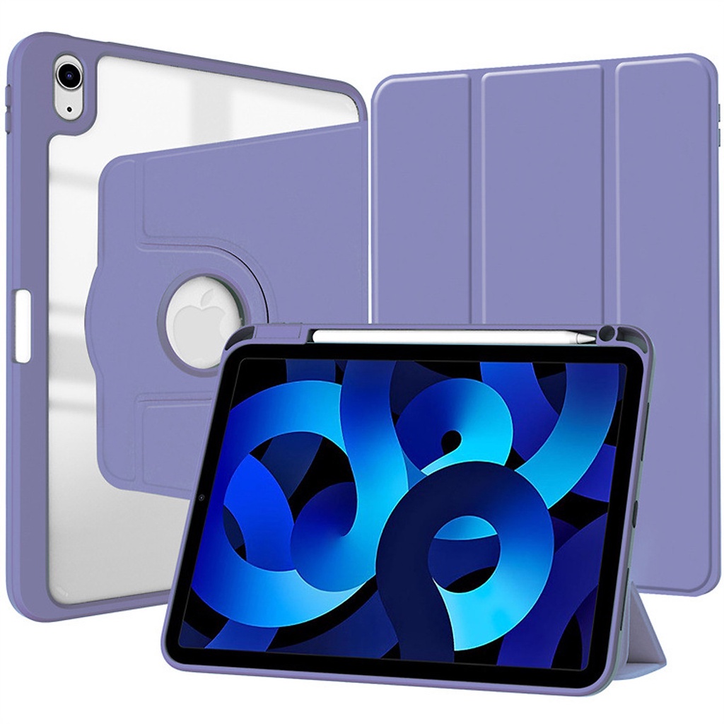 Bao Da TPU Xoay 360° Cho iPad Pro 11 inch (2022/21/20/18), iPad M2/ M1, iPad Air 4/ Air 5 10.9 inch 