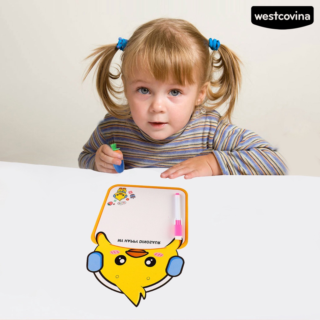 [WSTN]✎Bảng Vẽ Hình Động Vật Dễ Thương Có Thể Xóa Được Và Tái Sử Dụng Cho Trẻ Em