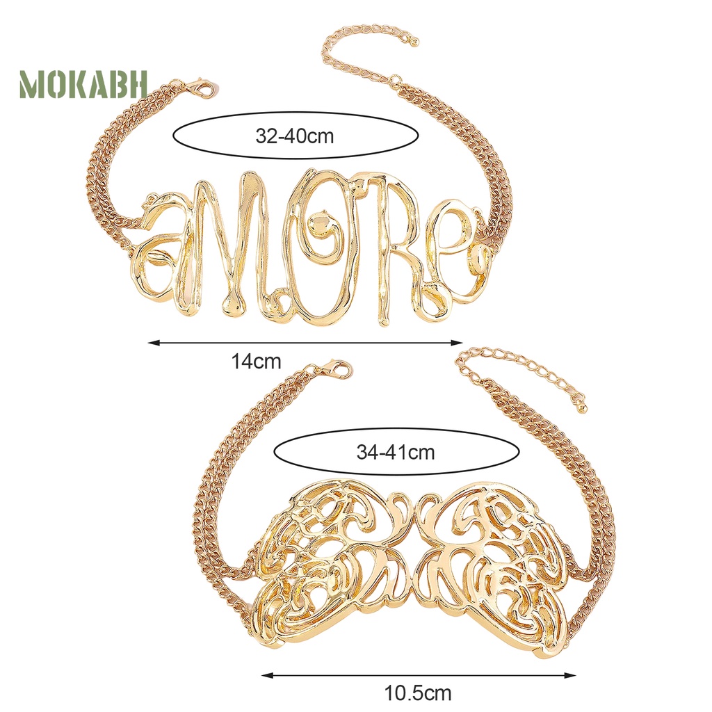 Vòng Cổ Choker Kim Loại Mặt Hình Bướm Lấp Lánh Phong Cách Hip Hop Cổ Điển