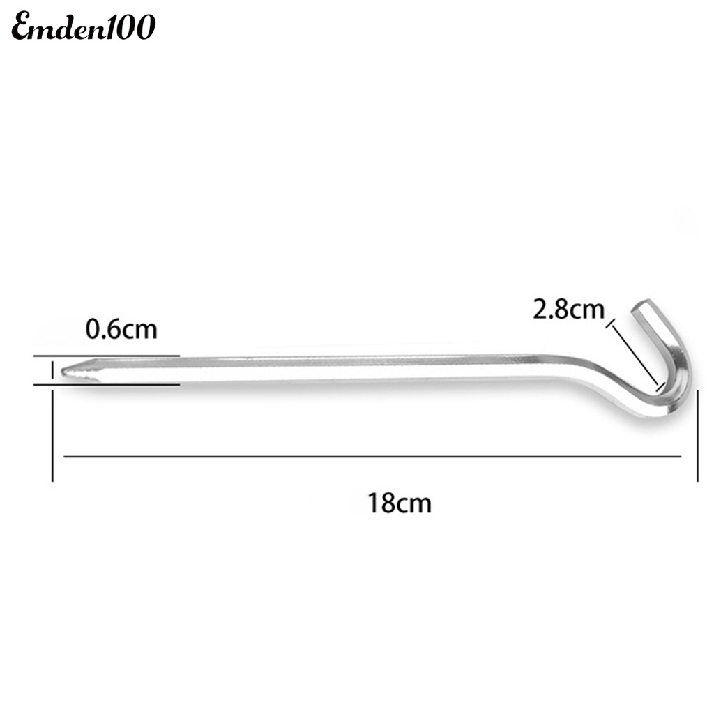 Chốt Cố Định Lều Cắm Trại Chống Gió 18cm