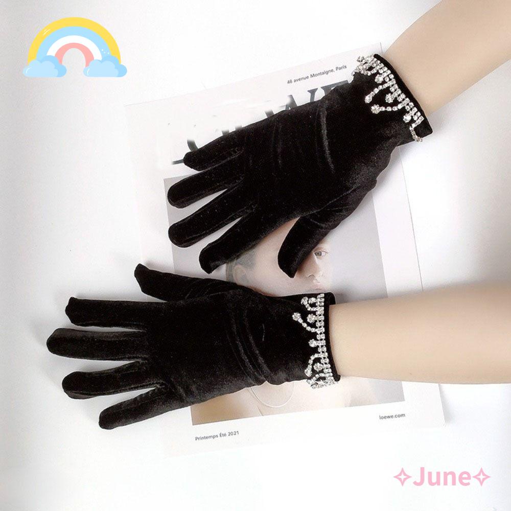 JUNE Găng Tay Satin Dùng Để Buổi Tiệc / Hóa Trang