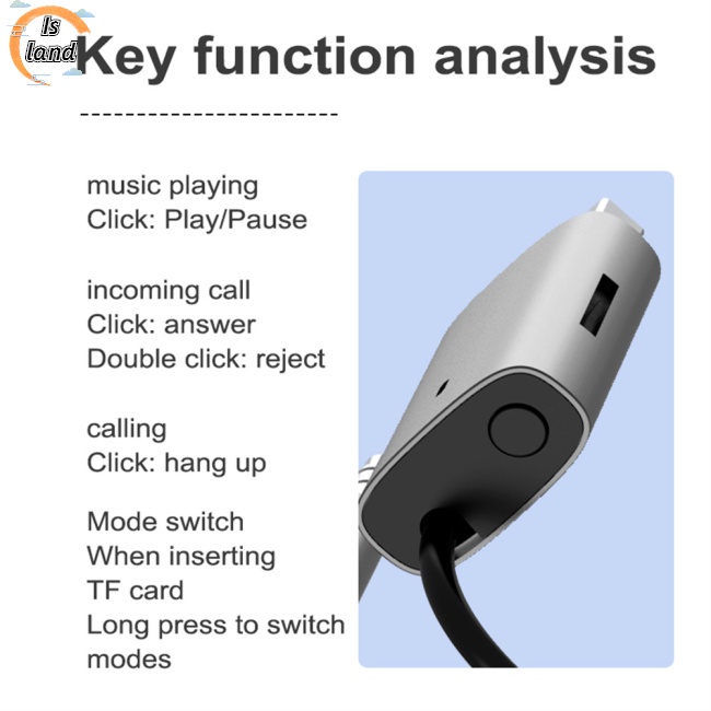 Thiết Bị Nhận Tín Hiệu Bluetooth 5.1 Rảnh Tay Hd Gọi Điện Thoại Jack 3.5mm Aux