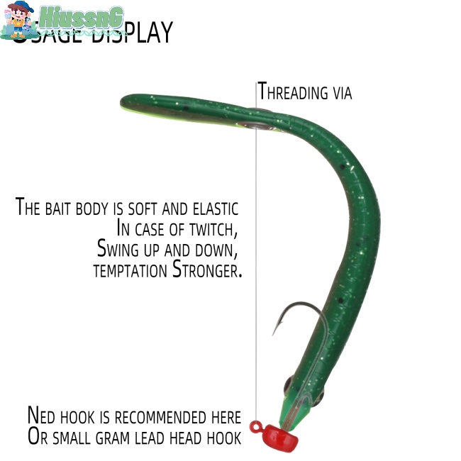 10 Mồi Câu Cá Nhân Tạo Bằng Nhựa Mềm 7cm / 10cm