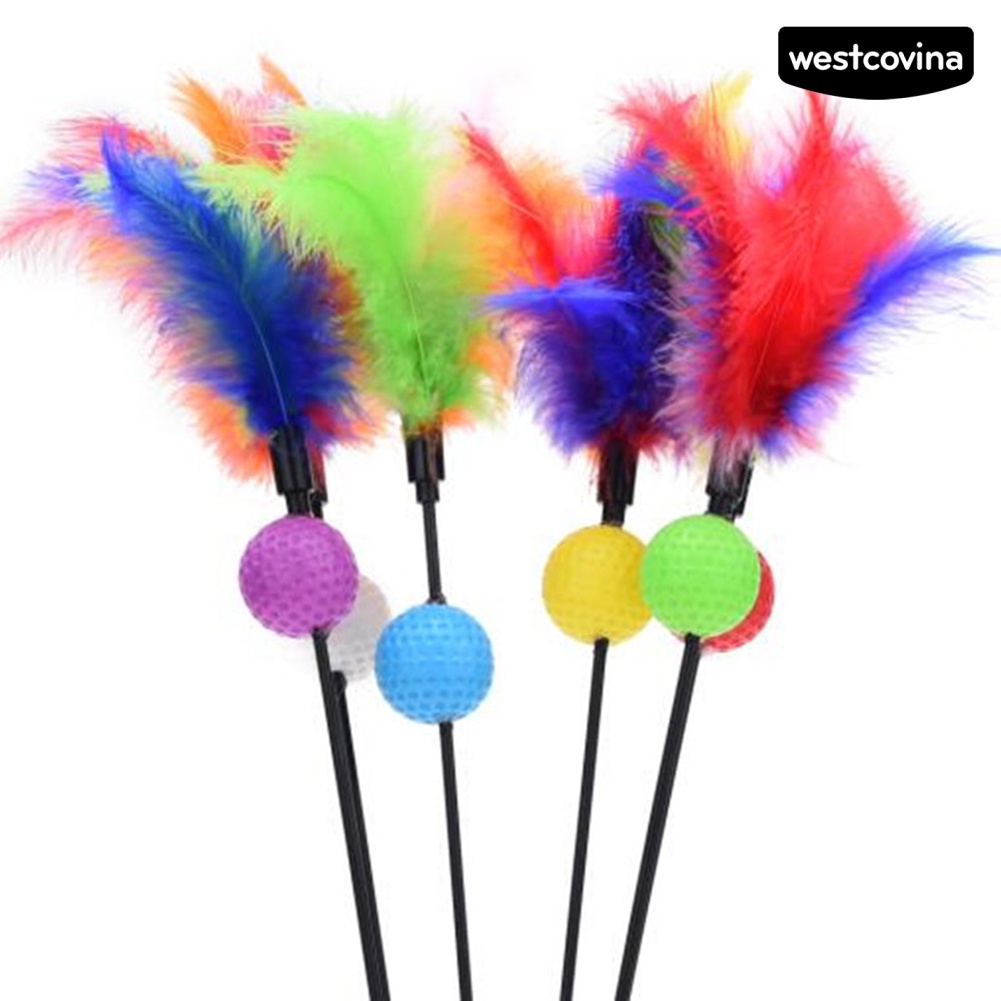 [COD]♞Gậy Gắn Lông Vũ Chơi Với Mèo