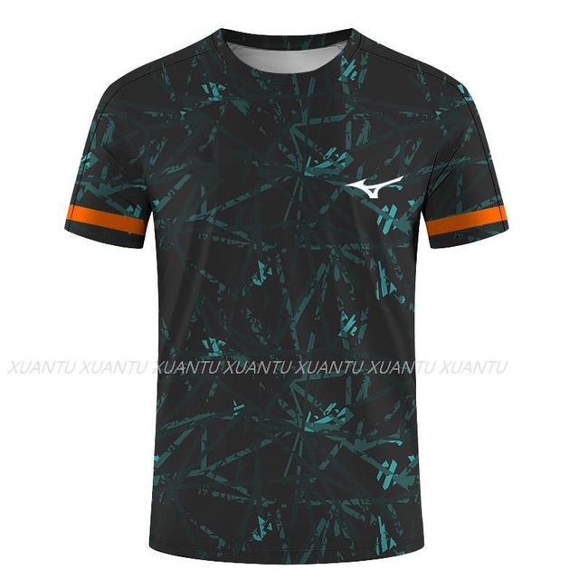 Áo Thun Đồng Phục Bóng Bàn / Cầu Lông In Logo Nhanh Khô Mẫu Mới 2023 Thời Trang Cho Nam Và Nữ