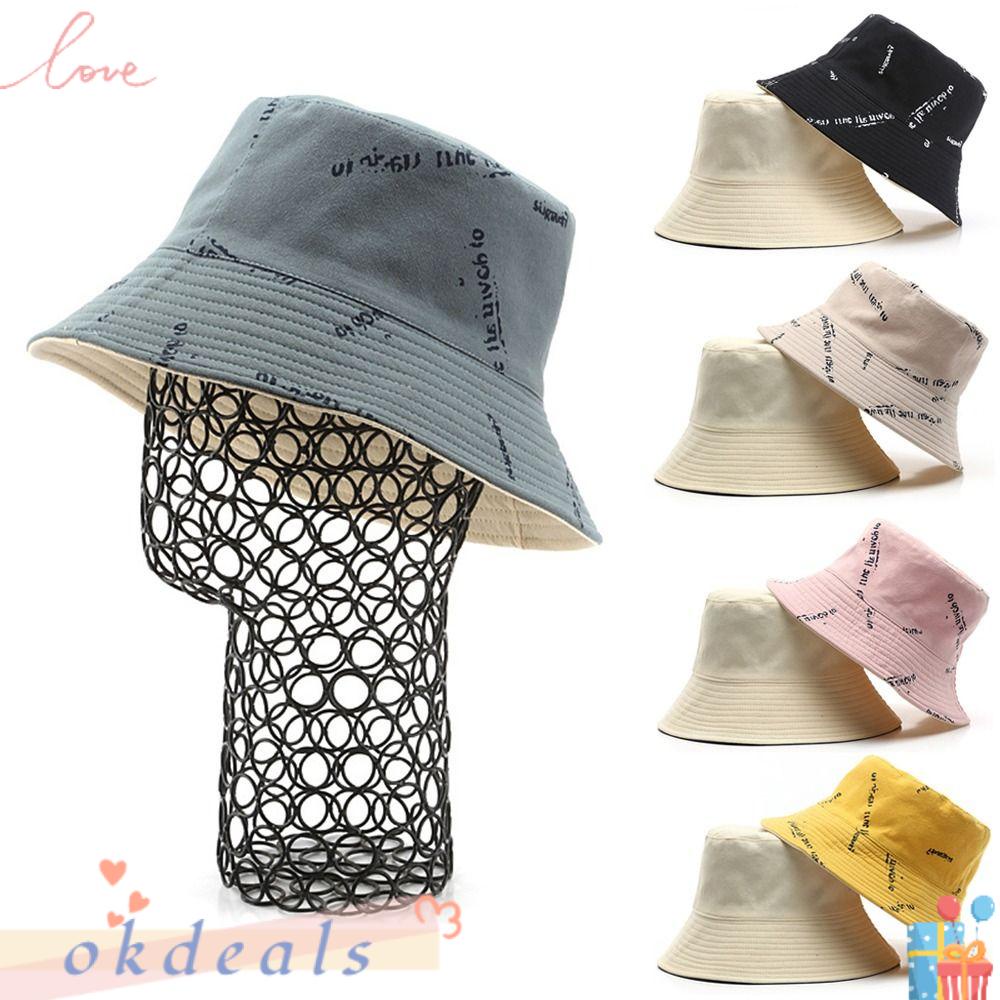 OKDEALS Mũ Tai Bèo Chống Nắng In Họa Tiết Thời Trang