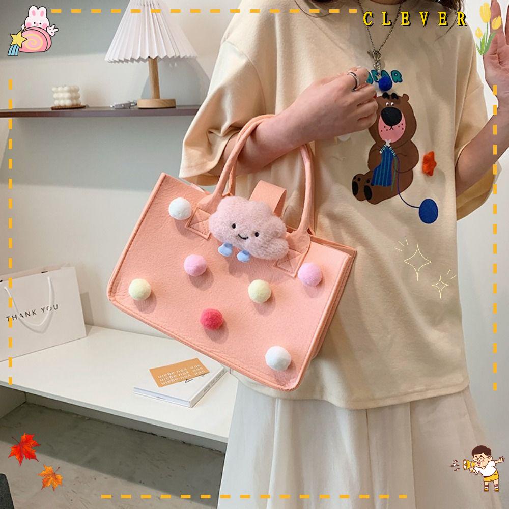 CLEVER Túi Đựng Đồ Bằng Vải Nỉ Thân Thiện Với Môi Trường