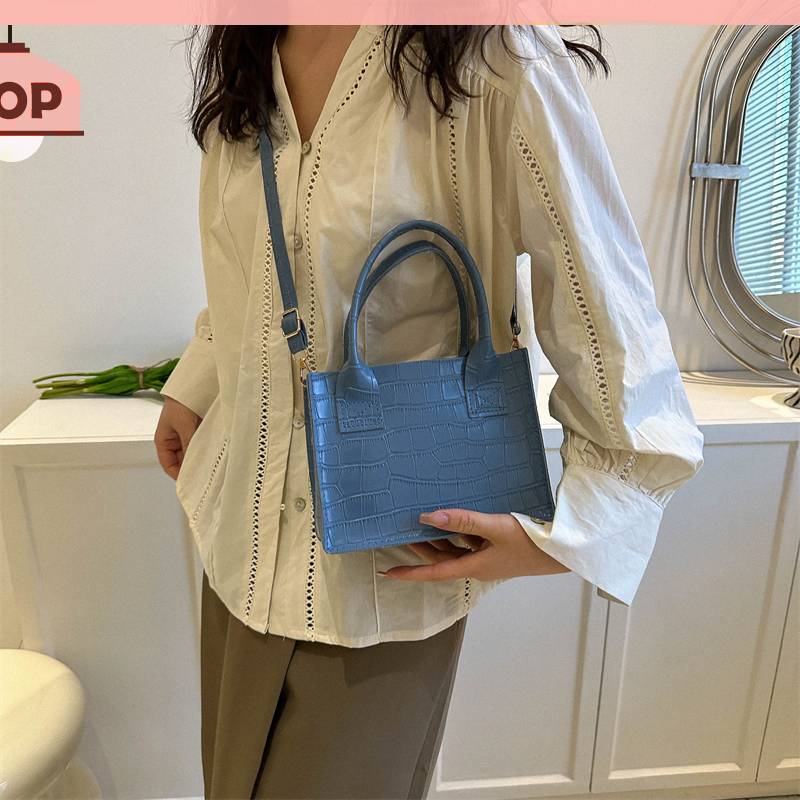 Túi Xách Da PU Họa Tiết Vân Đá Thanh Lịch Cho Nữ