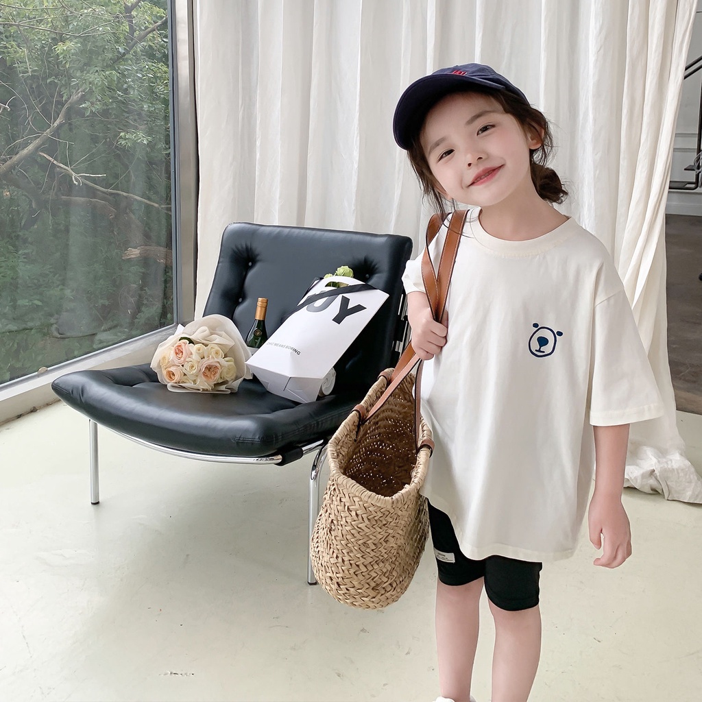 Áo Thun Cotton Mỏng Tay Ngắn Cổ Tròn In Họa Tiết Hoạt Hình Thời Trang Mùa Hè Cho Nữ