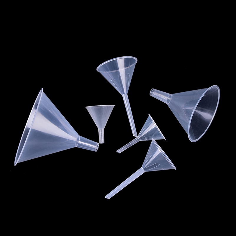1 Phễu Chiết Dung Dịch Mini Bằng Nhựa Trong Suốt Cho Phòng Thí Nghiệm