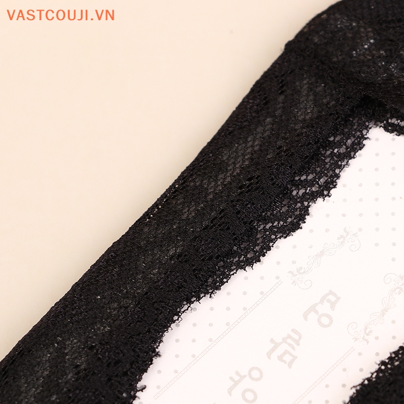 1 Đôi Tất Ren Hoa Ngắn Chống Trượt Xinh Xắn