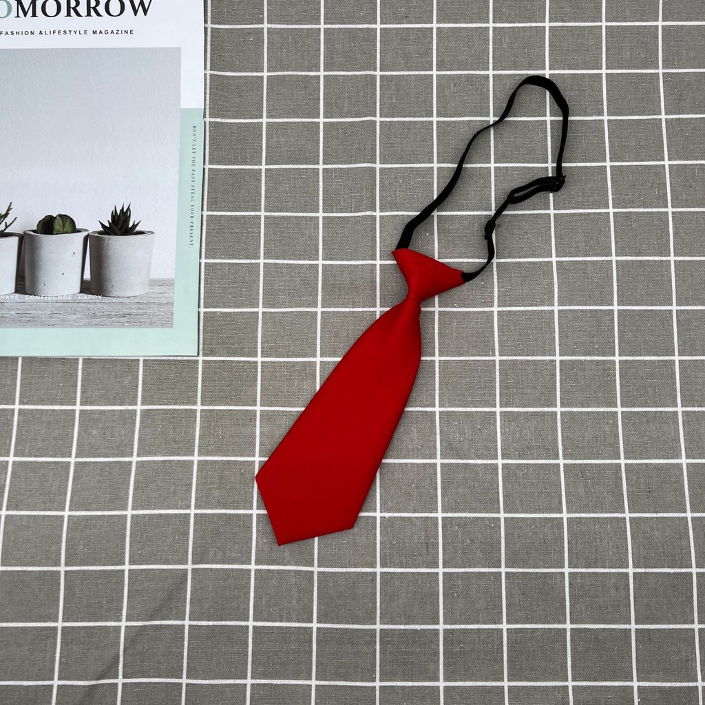 Cà Vạt Nhỏ Màu Trơn Xinh Xắn Cho Bé