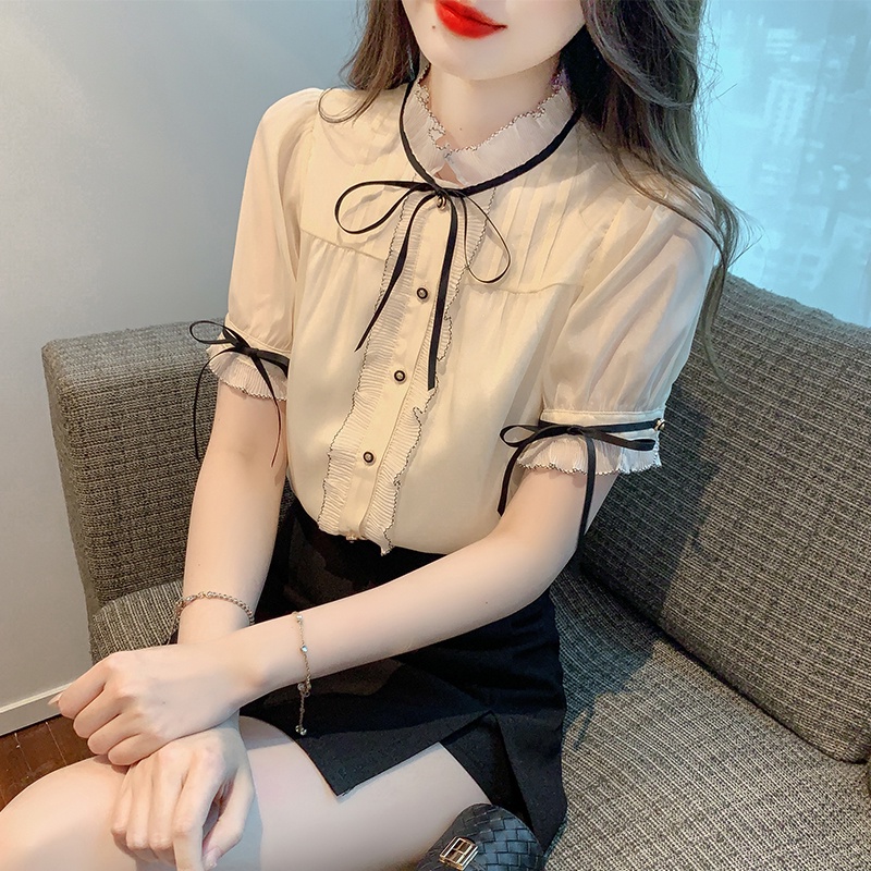 áo thời trang nữ áo kiểu mới 2023/áo sơ mi nữ/Áo Kiểu/Rosara Thời Trang Nữ/áo kiểu đẹp/Áo Nữ Kiểu Sang Chảnh/Cocory Fashion Women/Áo Sơ Mi Chiffon/