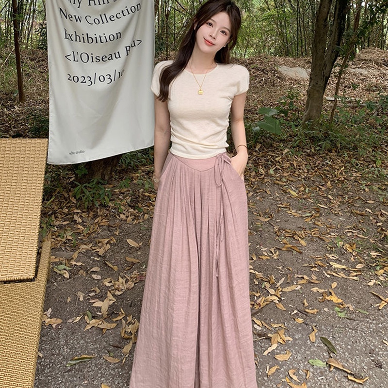 Quần Dài Lưng Cao Co Giãn Thời Trang Cho Nữ