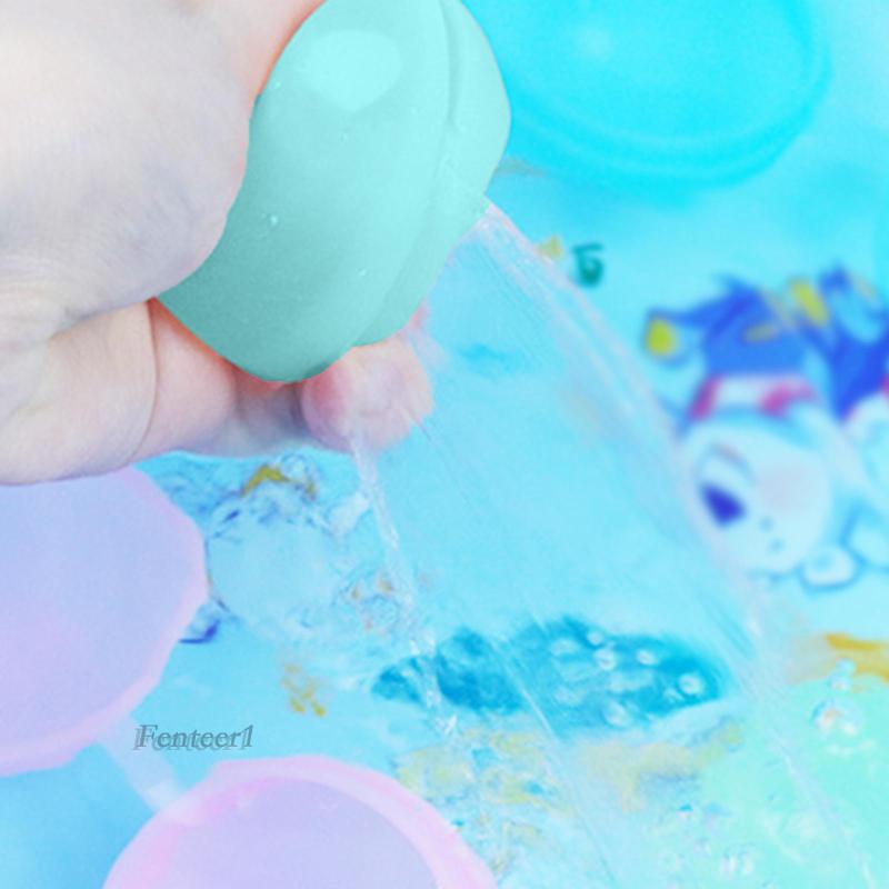 [Fenteer1] Bóng Nước Silicone Tái Sử Dụng Được Cho Thanh Thiếu Niên Tiệc Nước Mùa Hè