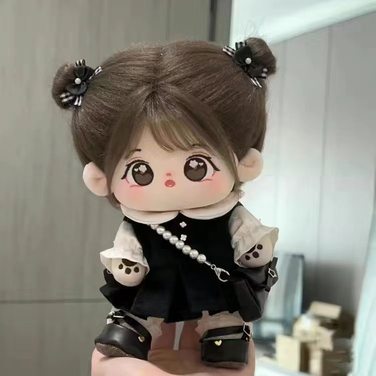 Búp Bê Nhồi Bông Cotton 20cm Đáng Yêu Cho Bé Gái