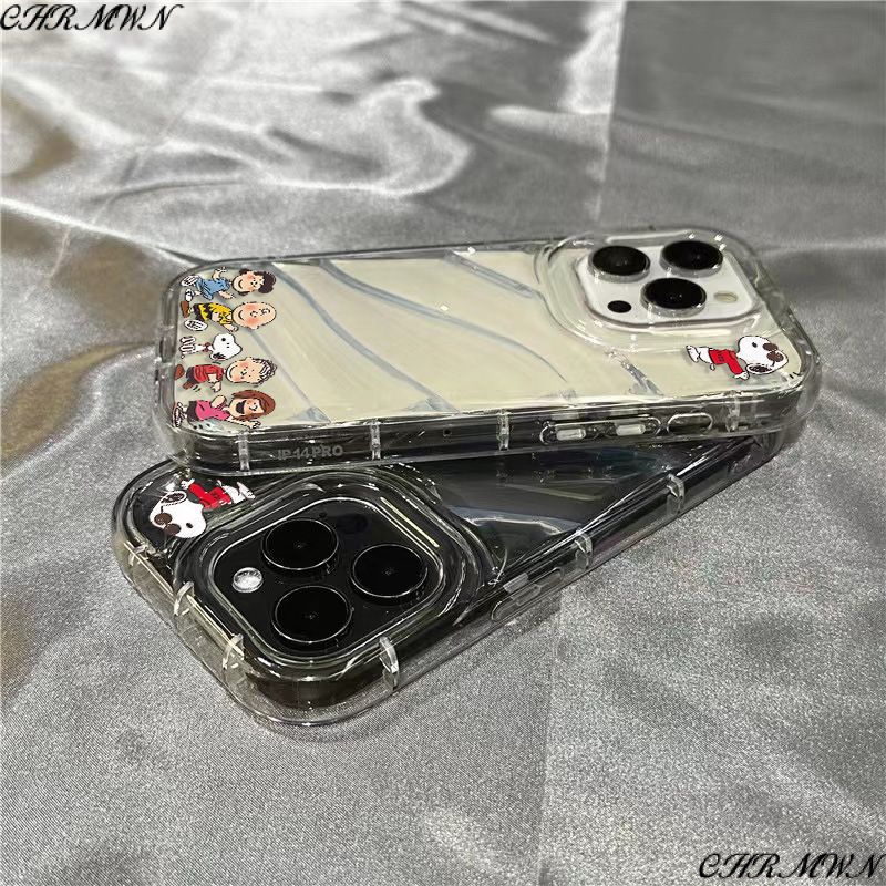 Ốp Điện Thoại Mềm Trong Suốt In Hình Snoopy Cho Iphone 14Promax 1312 / 11 7 / 8plus xr / sins O5X0