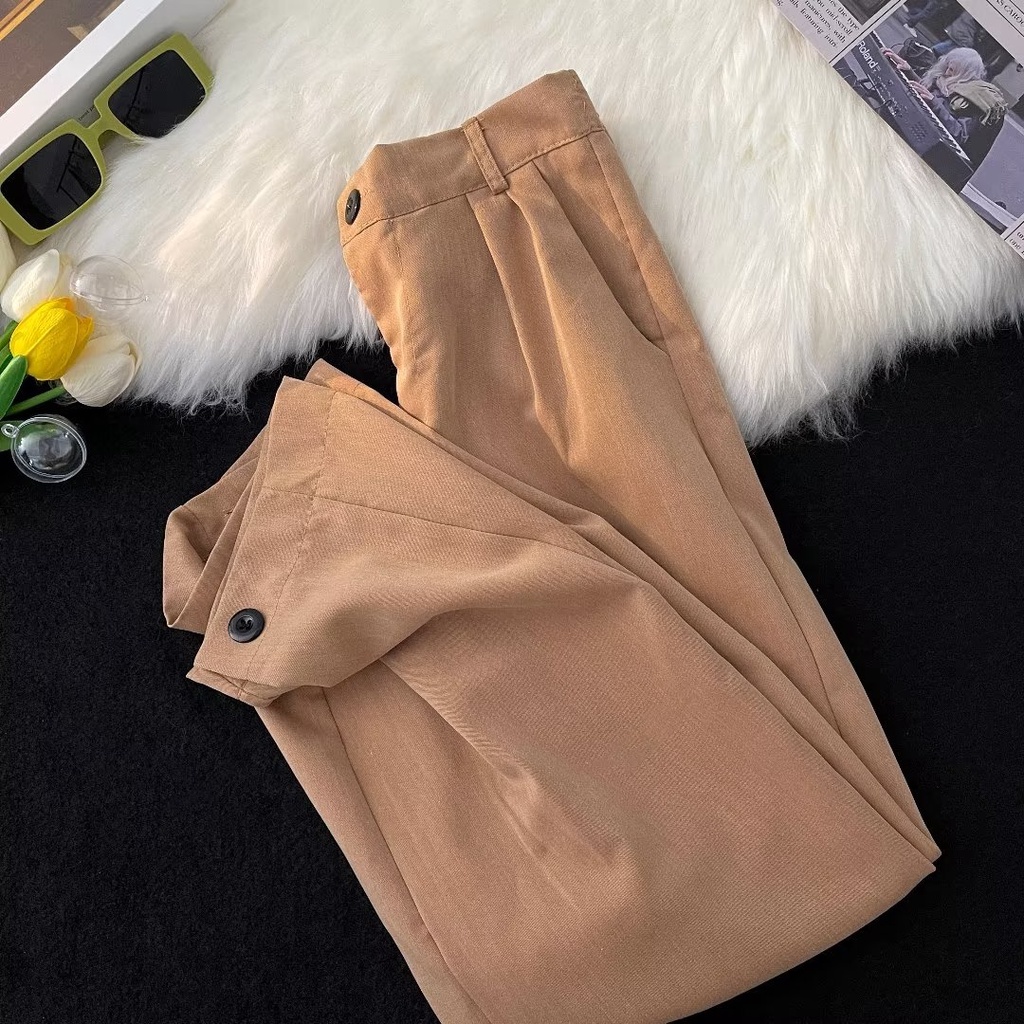 Quần Dài Ống Rộng Phong Cách Đường Phố vintage Thời Trang Nam