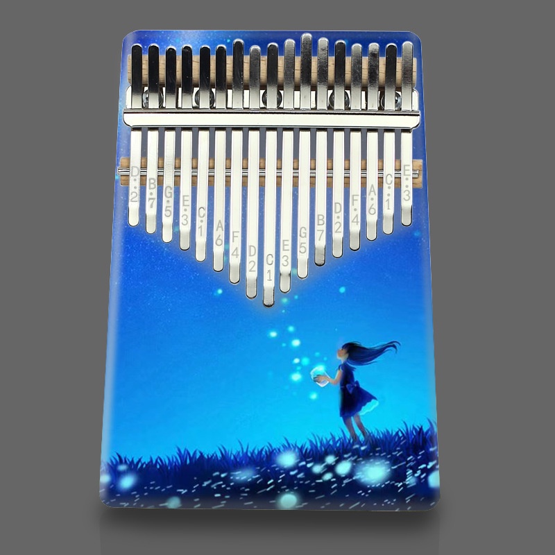 Đàn Kalimba 17 Phím Nhiều Màu Sắc Dành Cho Người Mới Bắt Đầu