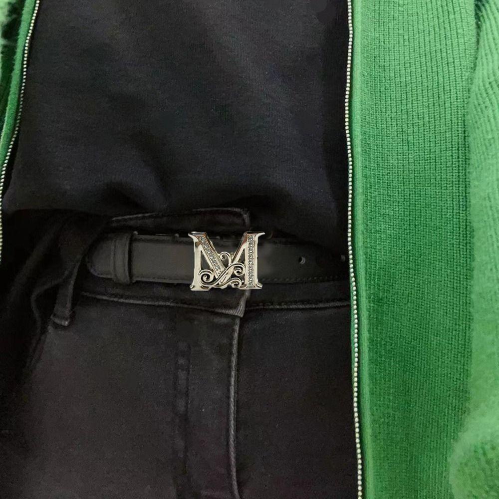 Thắt Lưng Bản Rộng WMES15H Khóa Kim Loại Cho Nam Và Nữ