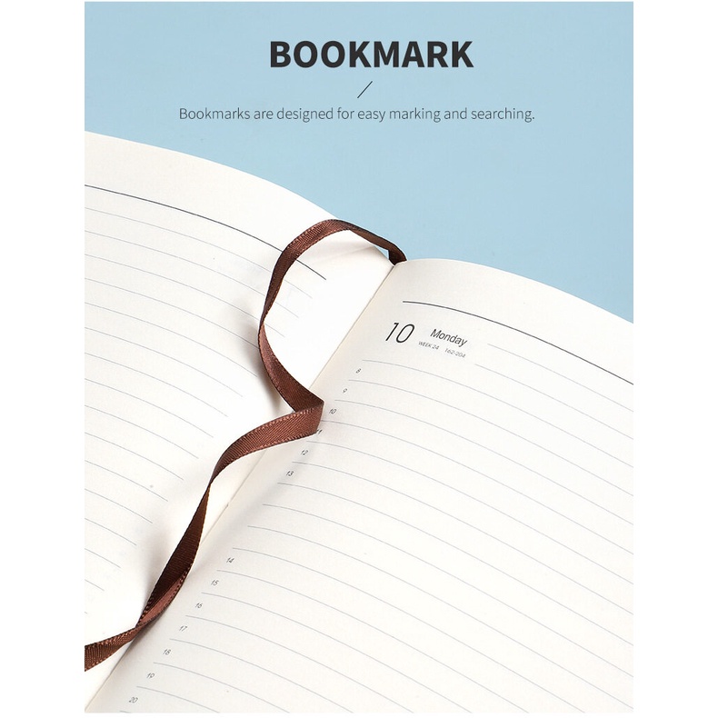 2024 A5 Lịch trình Pearlescent Kế hoạch hàng ngày Máy tính xách tay Nhật ký Notepad Văn phòng phẩm