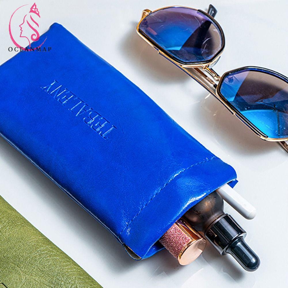 Túi Đựng Mắt Kính / Trang Sức / Tiền Xu Mini Bằng Da PU Sức Chứa Lớn Tiện Dụng Cho Nữ