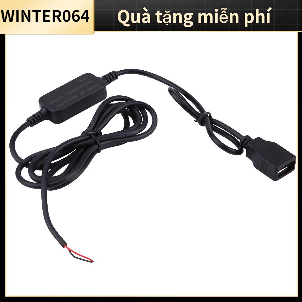 Winter064 Mô-đun Bộ Chuyển Đổi DC 3A 12V Sang 5V Tín Hiệu Đầu Ra USB Nguồn Điện Điều Chỉnh Áp