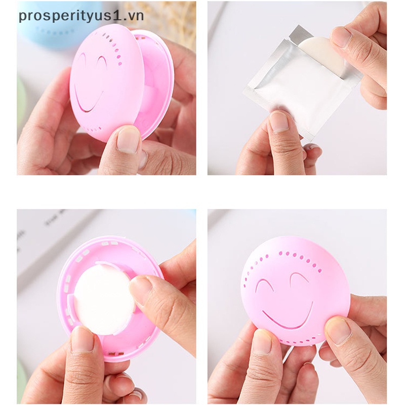 1 [Prosperityus 1] Nước Hoa Khử Mùi Không Khí Đặc Hình Tròn Cho Nhà Vệ Sinh / Phòng Ngủ / Xe Hơi [VN]