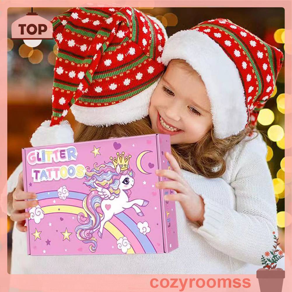 Hình Xăm Dán Tạm Thời Họa Tiết Động Vật Hoạt Hình 3D Dễ Thương Chống Nước