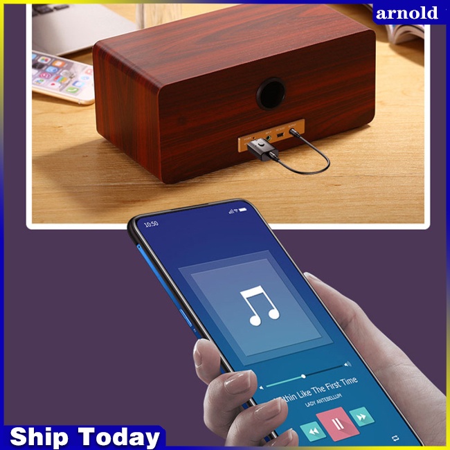 Thiết Bị Thu Phát Bluetooth 5.0 2 Trong 1 Rảnh Tay Cho Xe Hơi