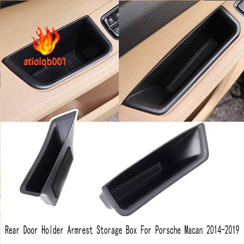 Set 2 Khay Đựng Vật Dụng Bệ Tỳ Tay Gắn Cửa Xe Hơi Porsche Macan 2014-2019