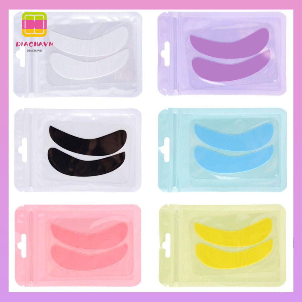 DIACHAVN 1 Cặp Đệm Silicone Hỗ Trợ Nối Mi 3D Có Thể Tái Sử Dụng