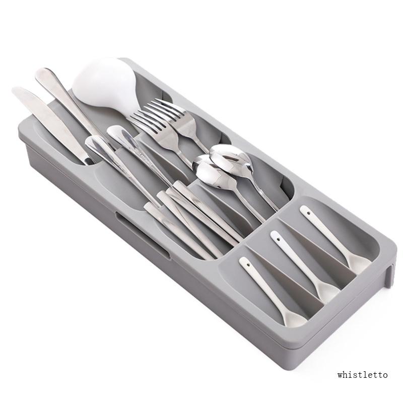 Khay Đựng Muỗng Nĩa Bằng PP Tiện Dụng Cho Nhà Bếp