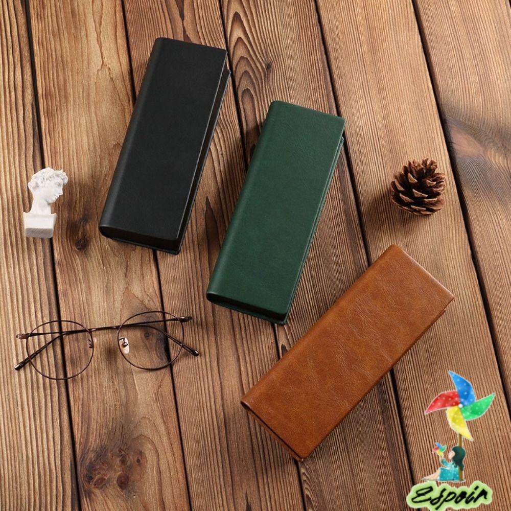 ESPO Hộp Đựng Kính Chất Liệu Da Phong Cách Retro Ốp