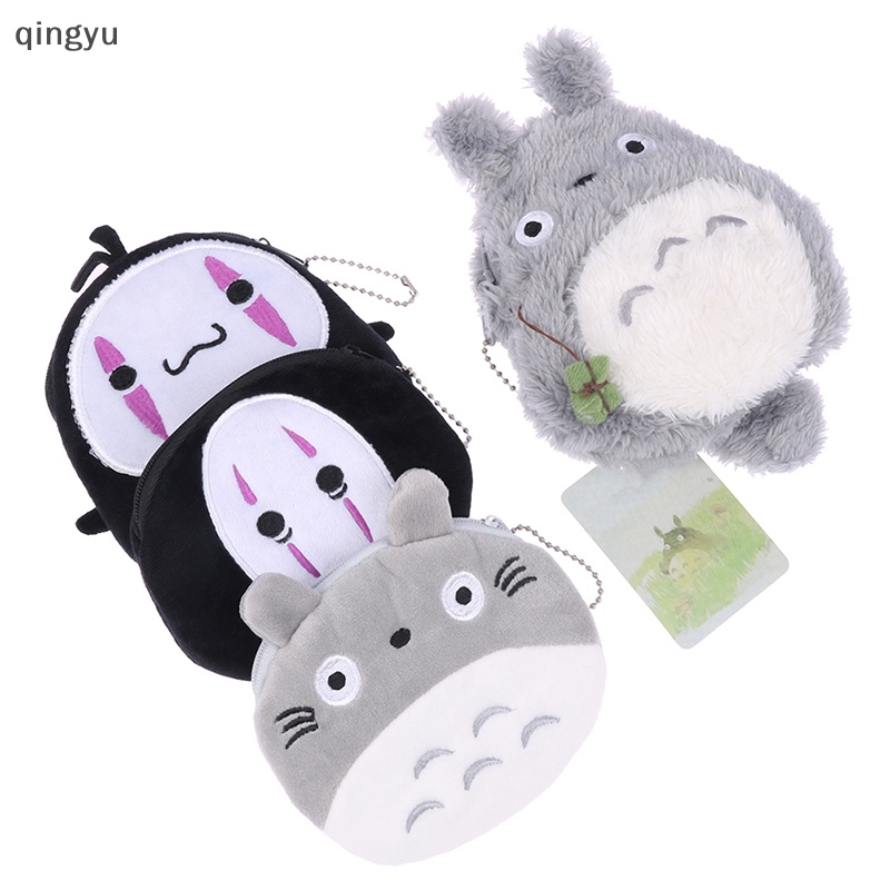 Qingyu Ví Đựng Tiền Xu Có Móc Khóa Hình Búp Bê Totoro Anime Periphery Mới PLI