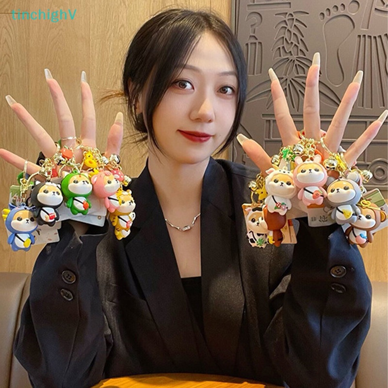 [TinchighV] Móc Khóa / Túi Xách / Ô Tô Dệt Kim Hình Động Vật Nữ Tính Thích Hợp Làm Quà Tặng Ch [Mới