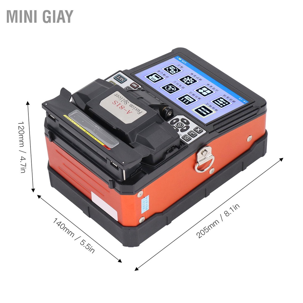 Bán nóng Máy ghép nối sợi quang màn hình 5in hàn hoàn toàn tự động 100‑240V