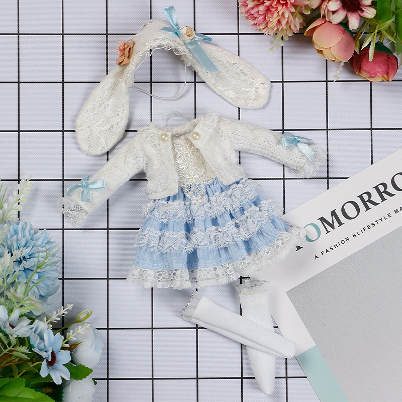 Đầm Đồ Chơi Búp Bê 30cm BJD Xinh Xắn