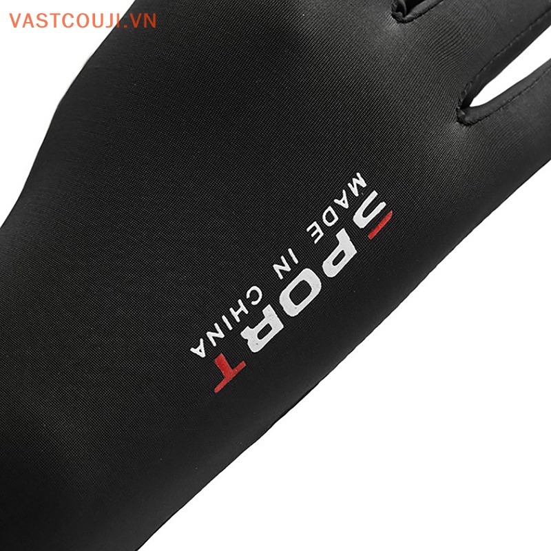Găng Tay Chống Nắng Tia UV Vải Lụa Lạnh Co Giãn Thời Trang Mùa Hè Cho Nam