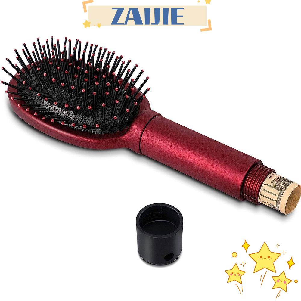 ZAIJIE24 Trốn Tìm Lược Chải Tóc Giả Bằng Nhựa Màu Đỏ Trang Trí Cho Người Lớn / Trẻ Em