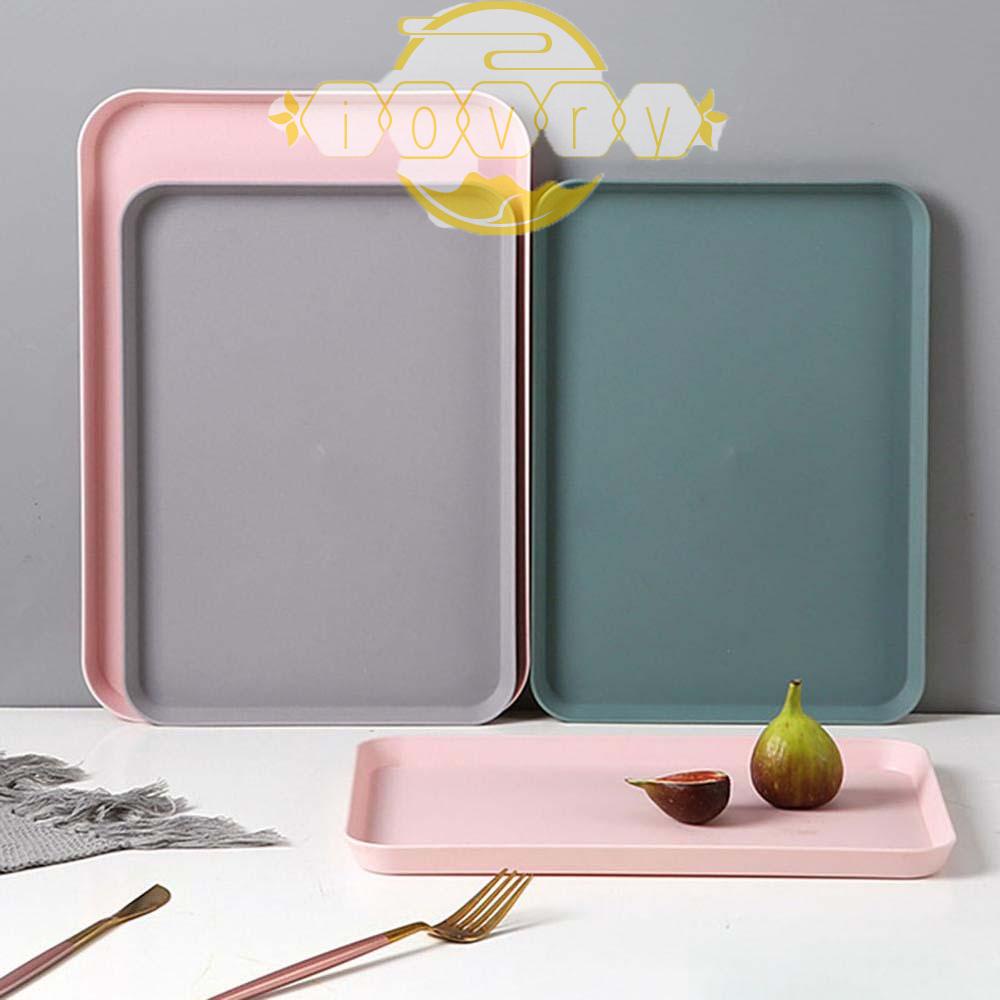 IVORY Đĩa Nhựa Đựng Trái Cây Đa Năng Phong Cách Bắc Âu