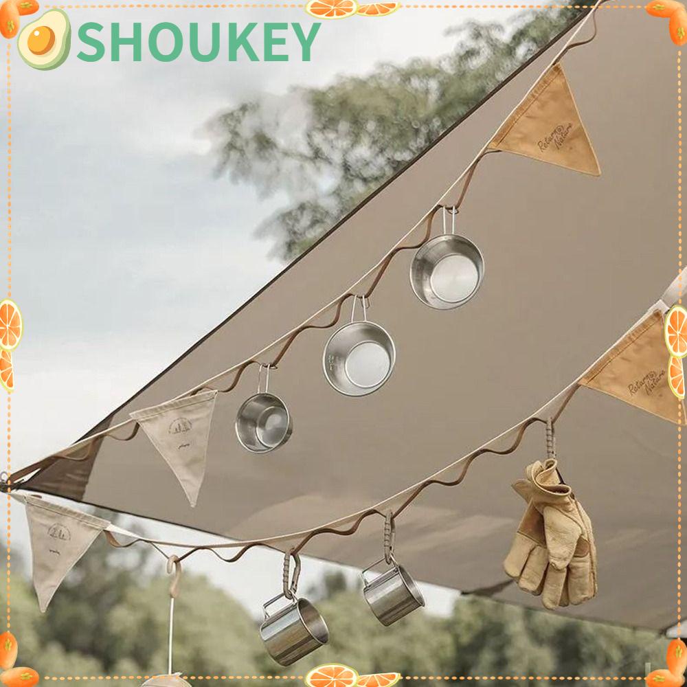 SHOUKEY Dây Buộc Lều Bằng Da PU Đa Năng Tiện Dụng