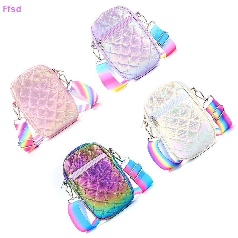 {Ffsd} Ví Đựng Tiền Xu Màu Gradient Có Dây Đeo Chéo Cho Thanh Thiếu Niên * Bán Chạy