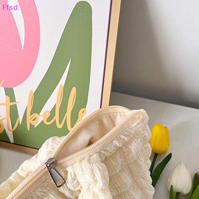 {Ffsd} Túi Xách Đeo Vai Chiffon Cỡ Lớn Kẻ Sọc Caro Trái Tim Phong Cách Hàn Quốc Ngọt Ngào Thời Trang Ngọt Ngào Cho Nữ Hàng Ngày * Bán Chạy